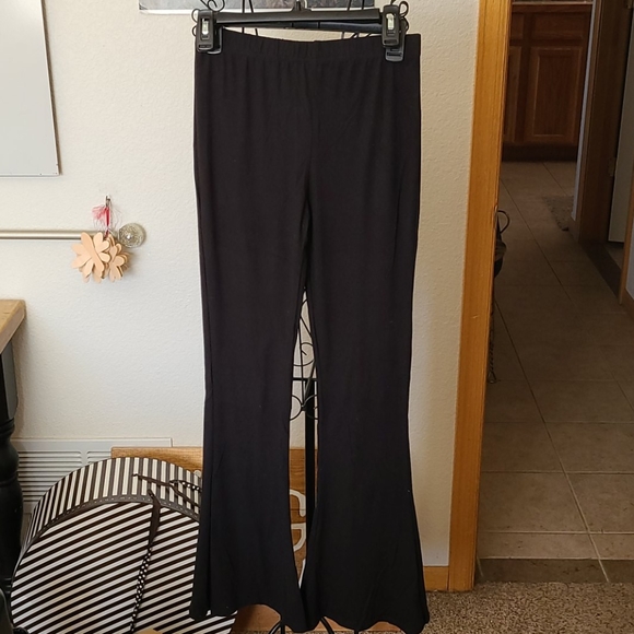 FAVORITE Black Wide Leg Pants/leggings - Picture 5 of 7